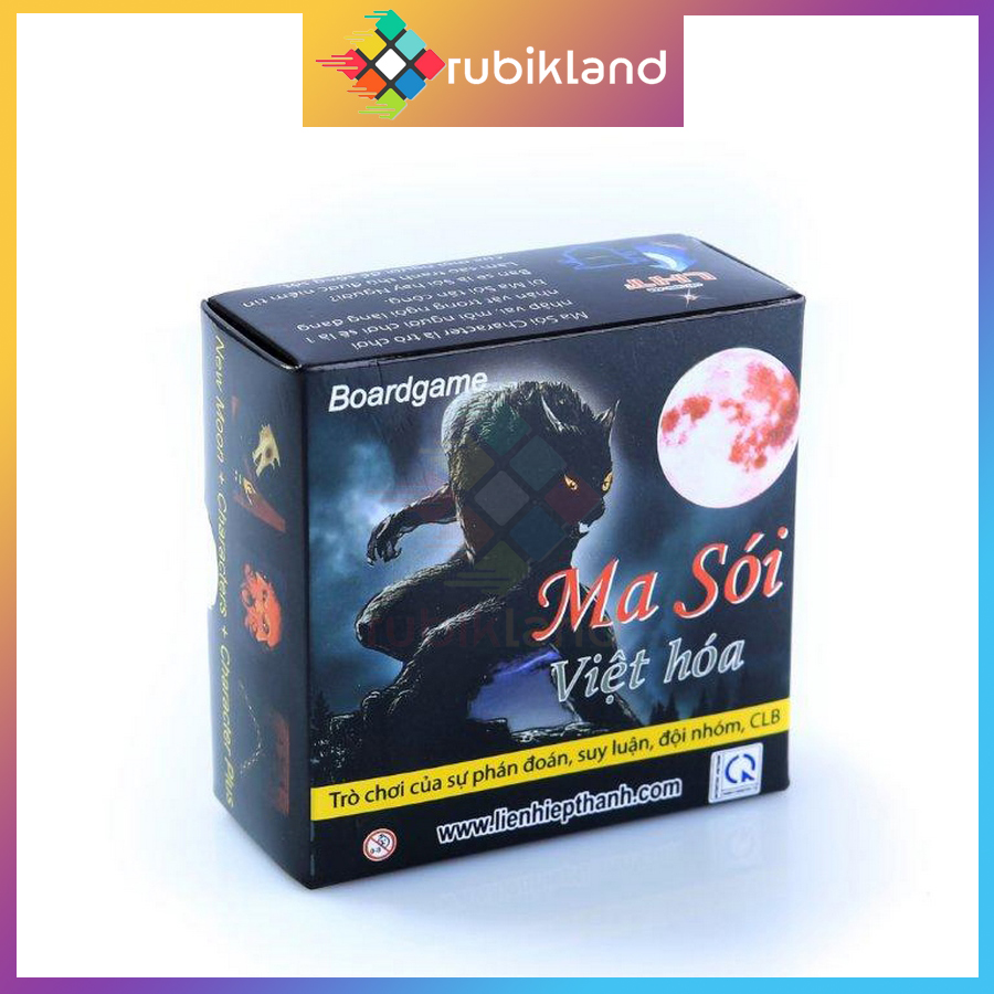 Bài ma sói liên hiệp thành aaa werewolf ultimate việt hóa board game 90 lá chất giấy dày boardgame đồ chơi trí tuệ