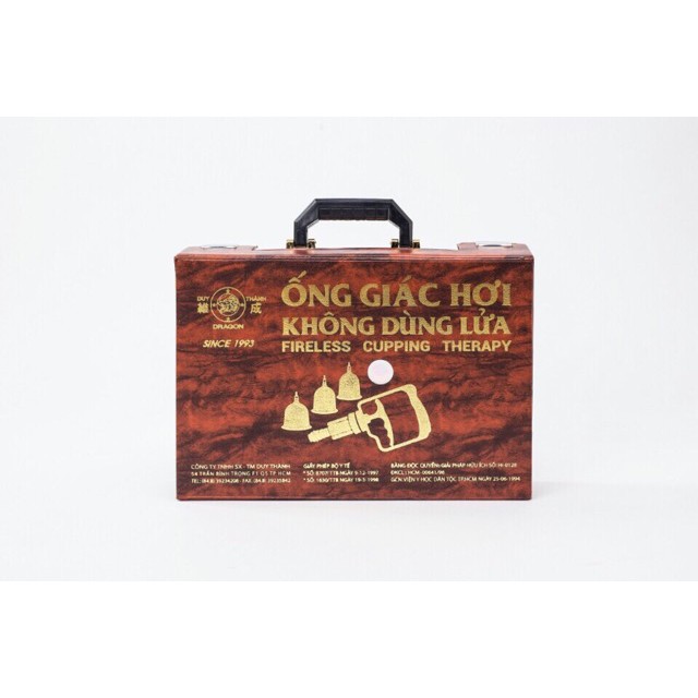 Giác hơi không dùng lửa Duy Thành YGH01(valy Nâu)17 ống