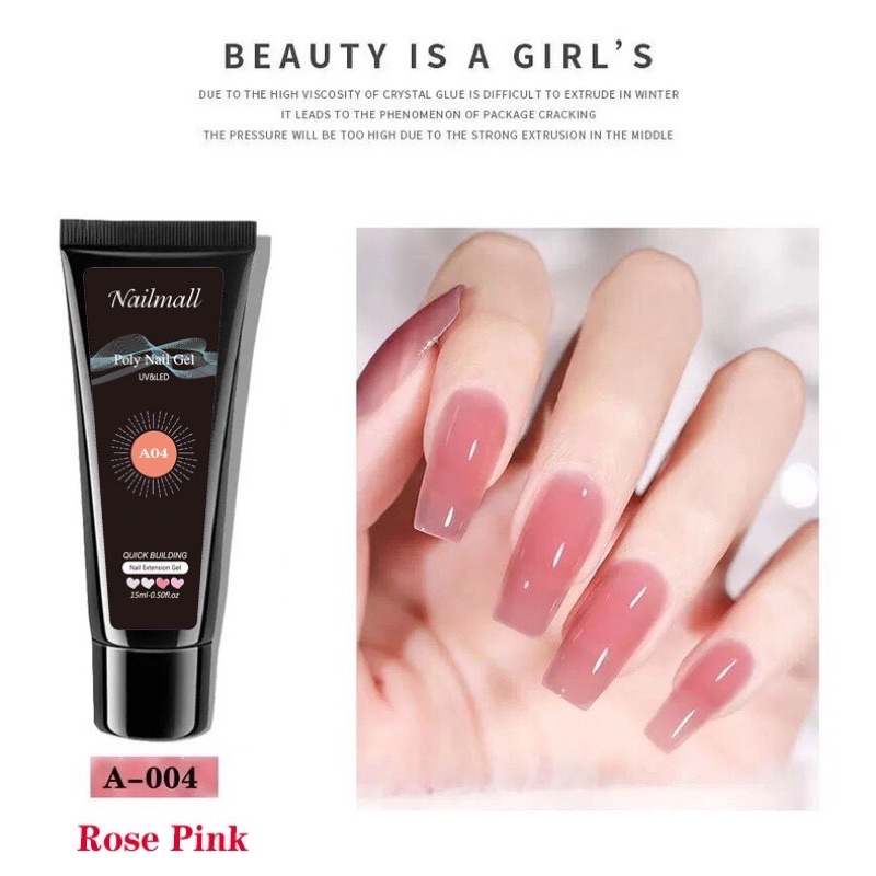 Gel gôm đắp móng tuýp lẻ đủ màu (HOT )