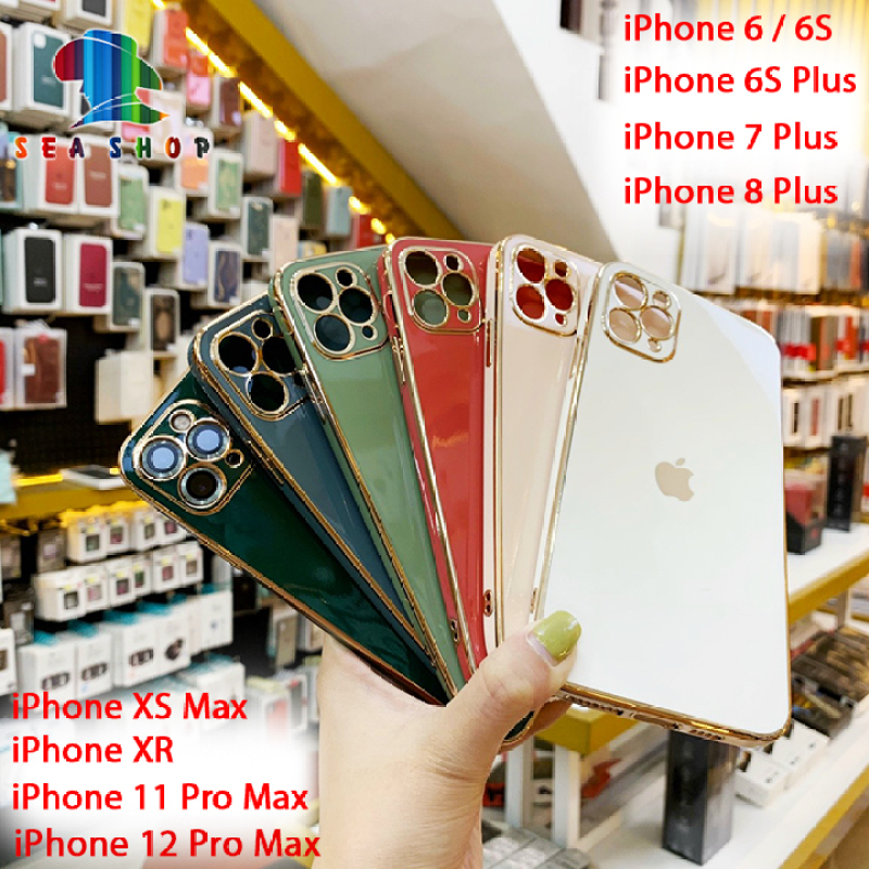 [ĐẦY ĐỦ MÀU SẮC] Ốp lưng iPhone - CÁC ĐỜI - Nhựa dẻo - Thiết kế viền vuông giống iPhone 12 - Ốp iPhone 6, 6S, 6S Plus, 7, 7 Plus, 8, 8 Plus, XS Max, XR, 11 Pro Max, 12 Mini, 12 Pro Max