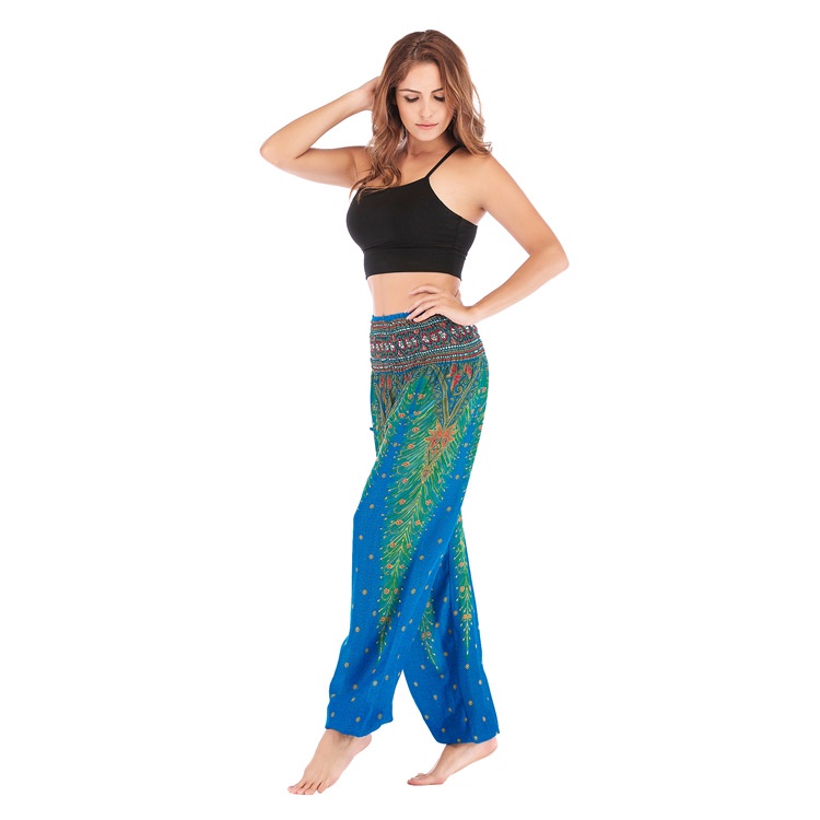 Quần alibaba, yoga, harem, boho mặc nhà, thể thao H00109