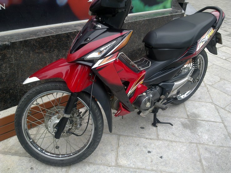 Bộ tem honda wave RSX 100 màu đỏ 3 lớp