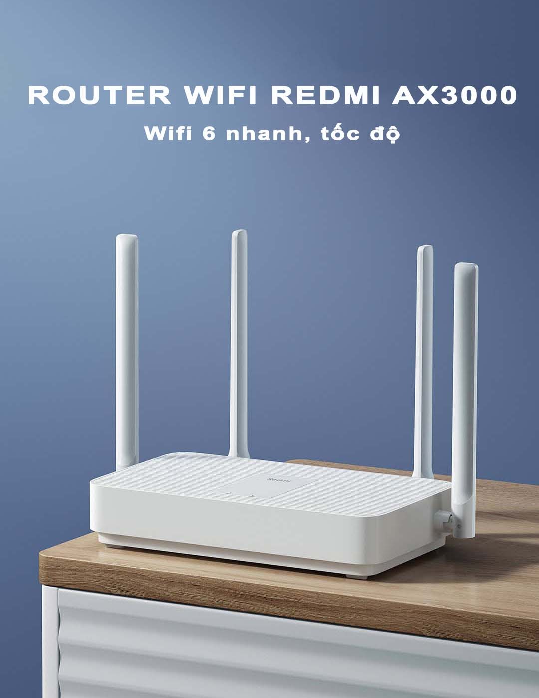 Router Wifi 6 Redmi AX3000