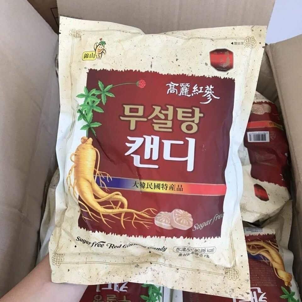 [HCM]Kẹo Sâm Không Đường 500gr