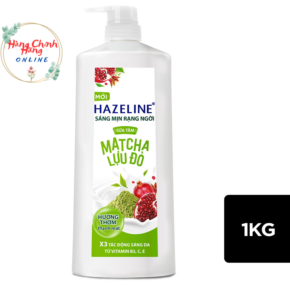 Sữa tắm dưỡng da thiên nhiên Hazeline 1kg/ chai