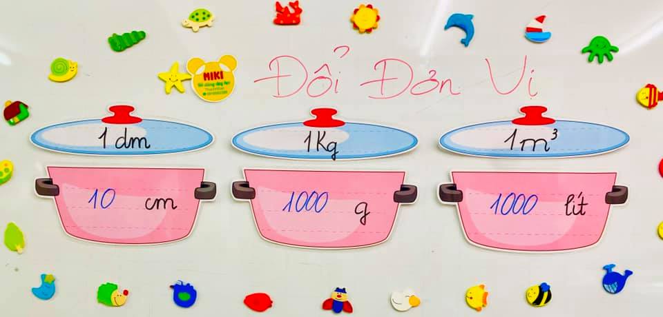 BỘ NỒI VÀ VUNG dạy học (Đồ Dùng Dạy Học MIKI)