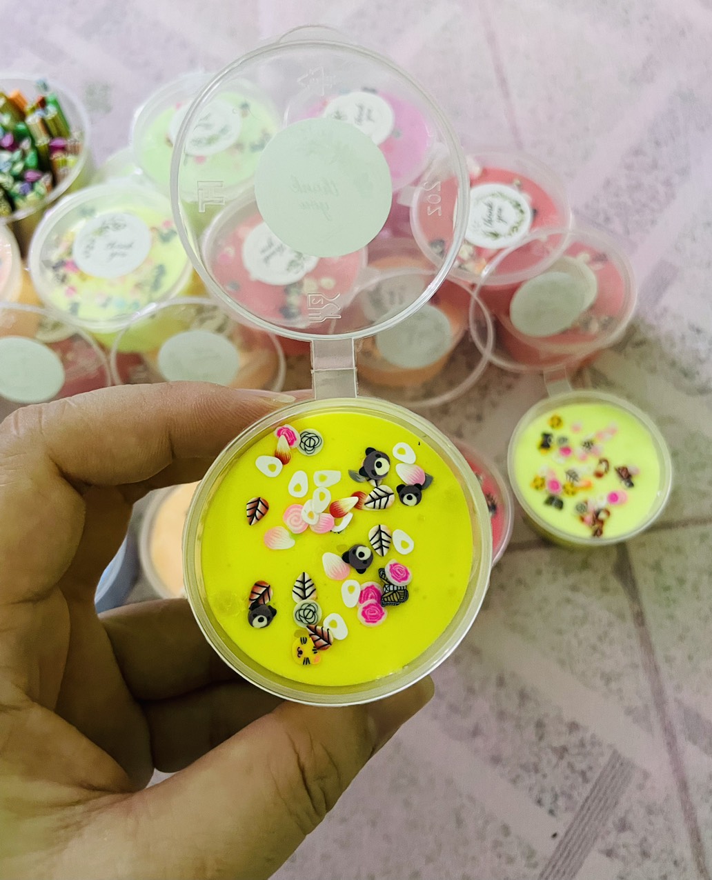 Hộp Slime Bơ Dẻo Mềm Thơm 30g