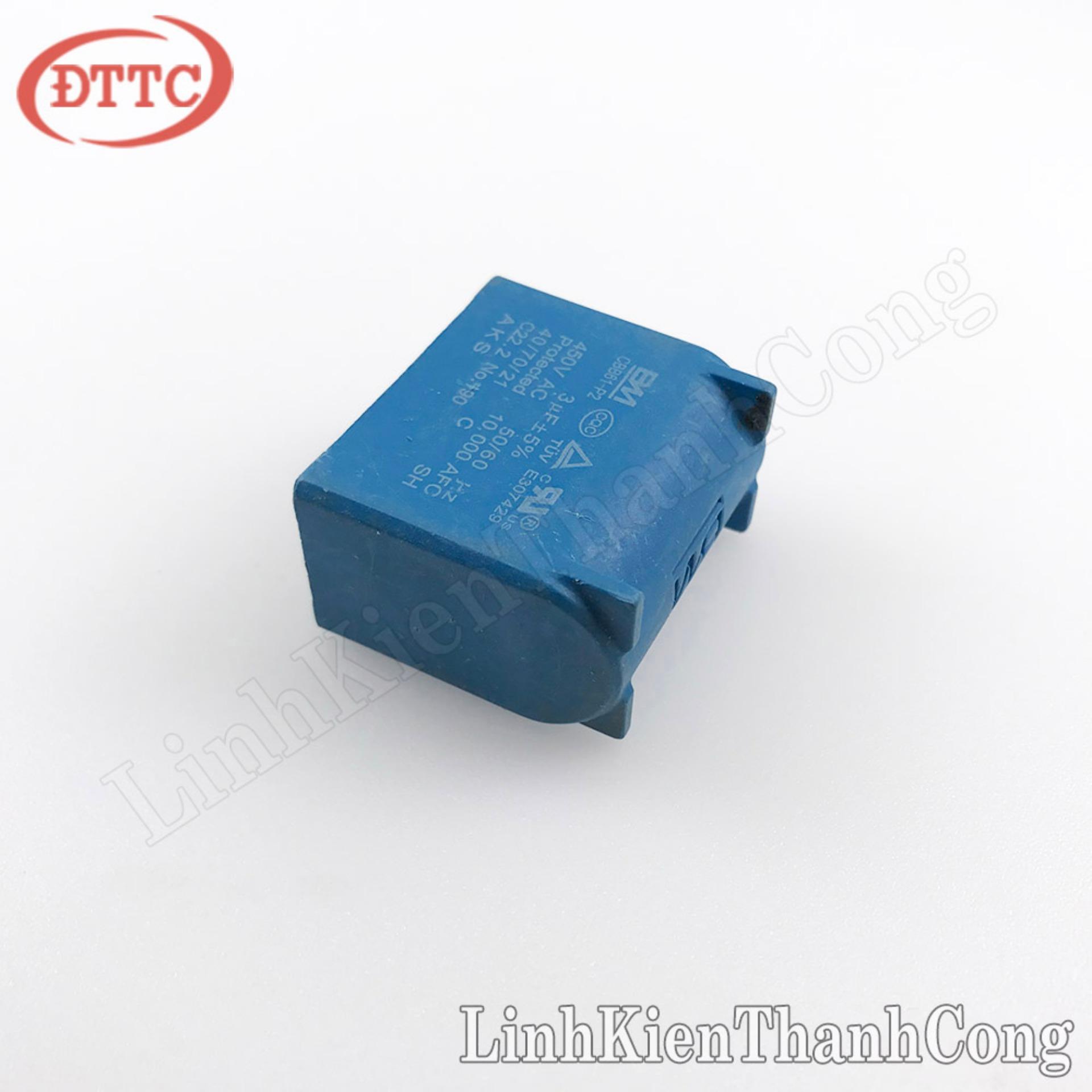 Tụ bếp từ 3uF 450V đứng