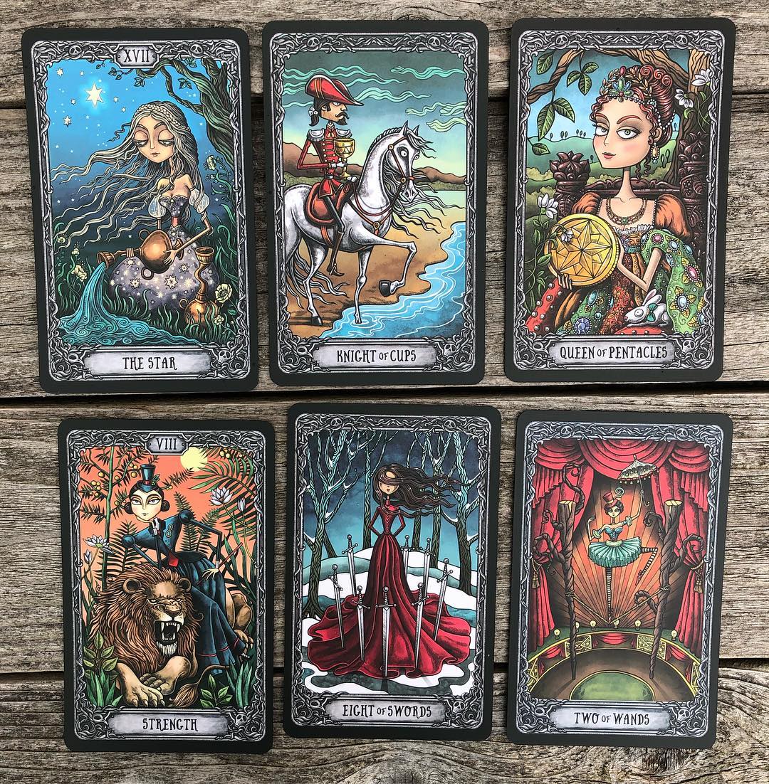 Dark Mansion Tarot 4th Edition Gold Brown