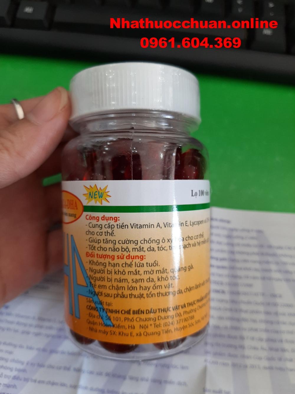 Dầu Gấc Vinaga DHA