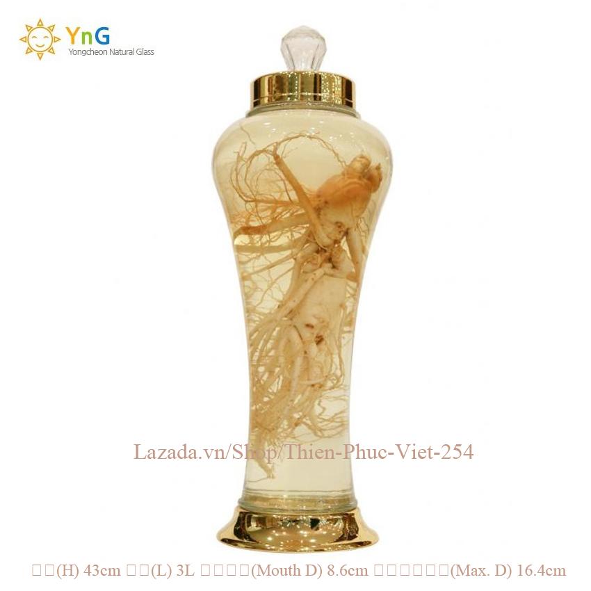 Bình Thủy tinh Cao Cấp Made in korea 3 lít (N57)