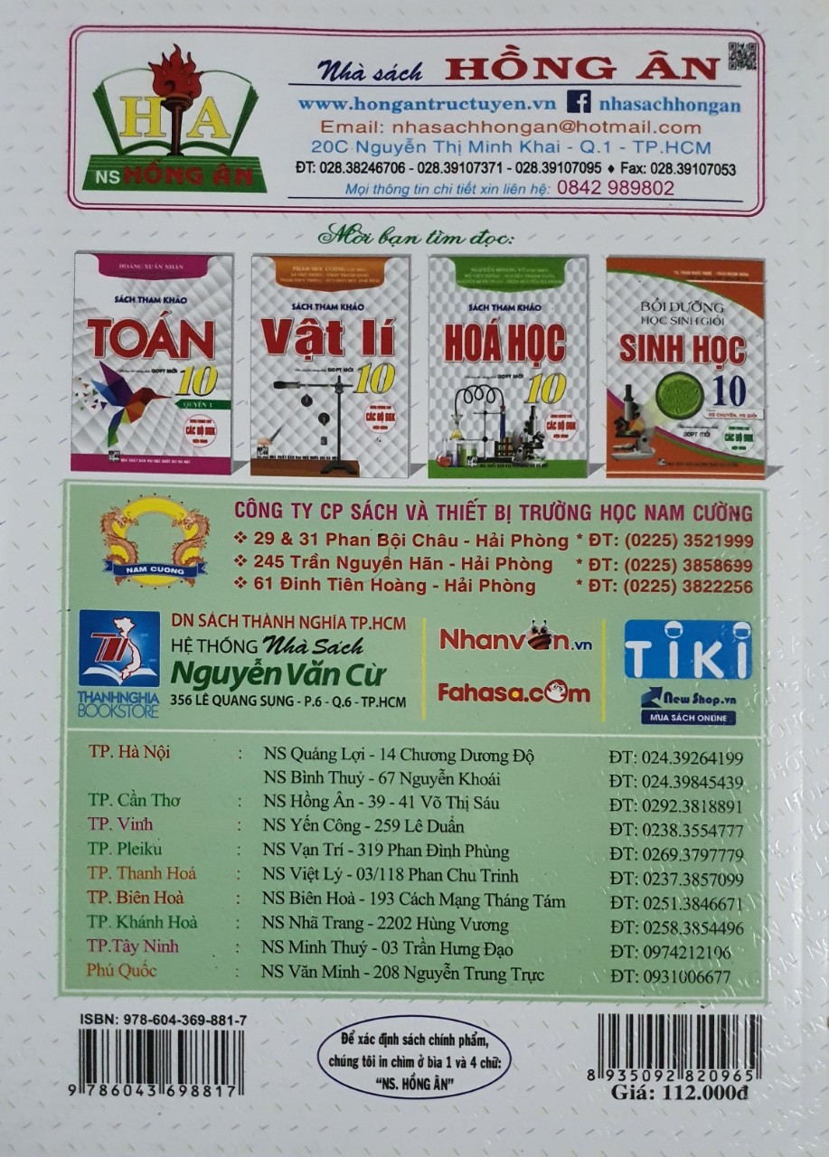 Sách - Bài Tập Tiếng Anh Lớp 10 ( Theo chương trình GDPT Mới - Không Đáp Án )