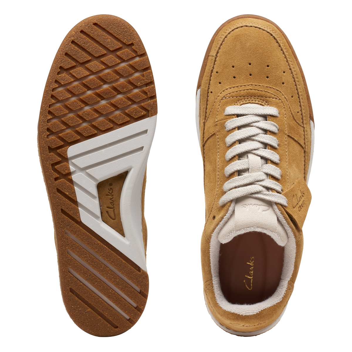 Giày Sneaker Da Nam Clarks - CraftCourtLace