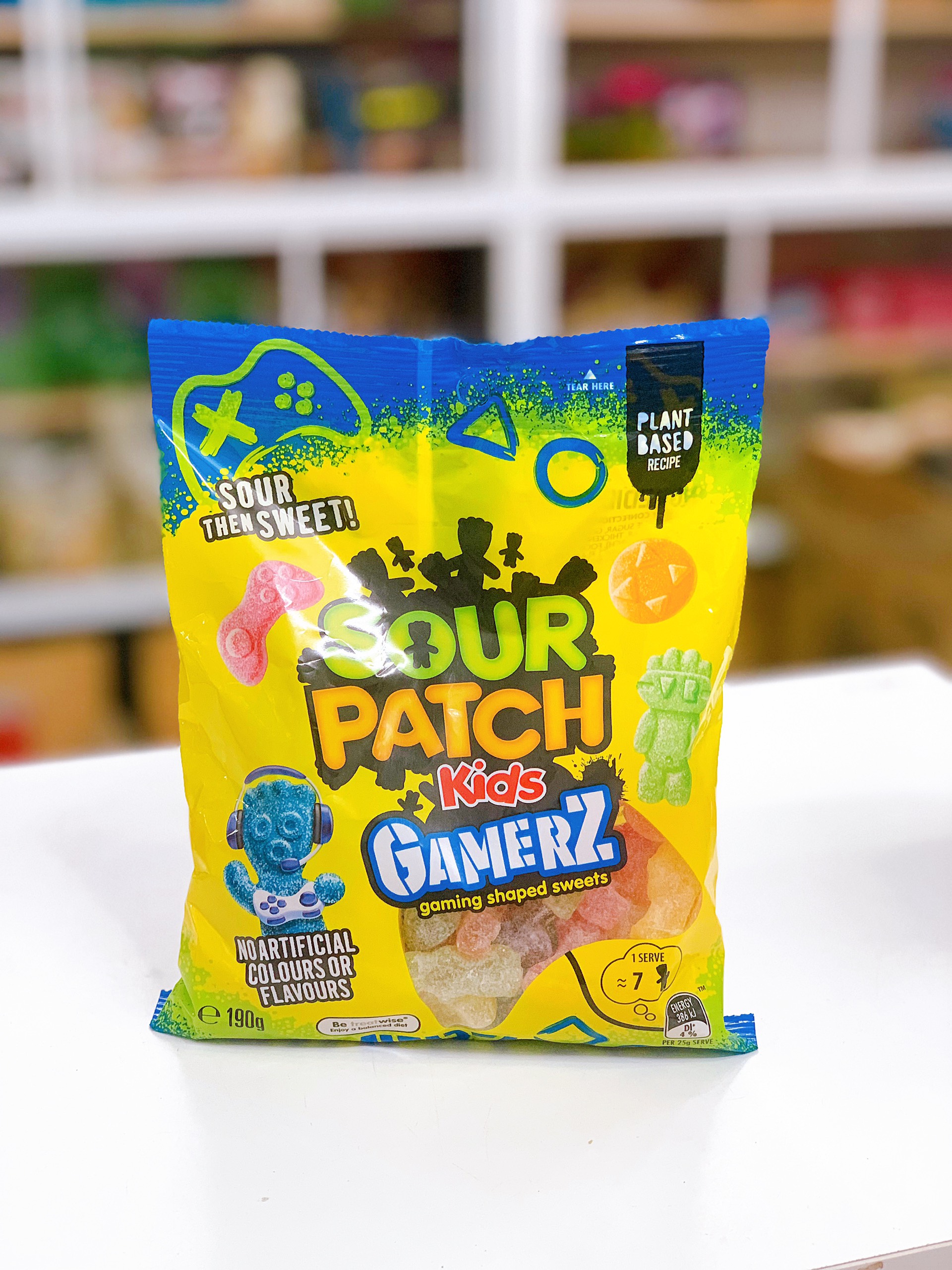 (HÀNG ÚC) Kẹo chua dẻo phủ đường SOUR PATCH KIDS 190gr