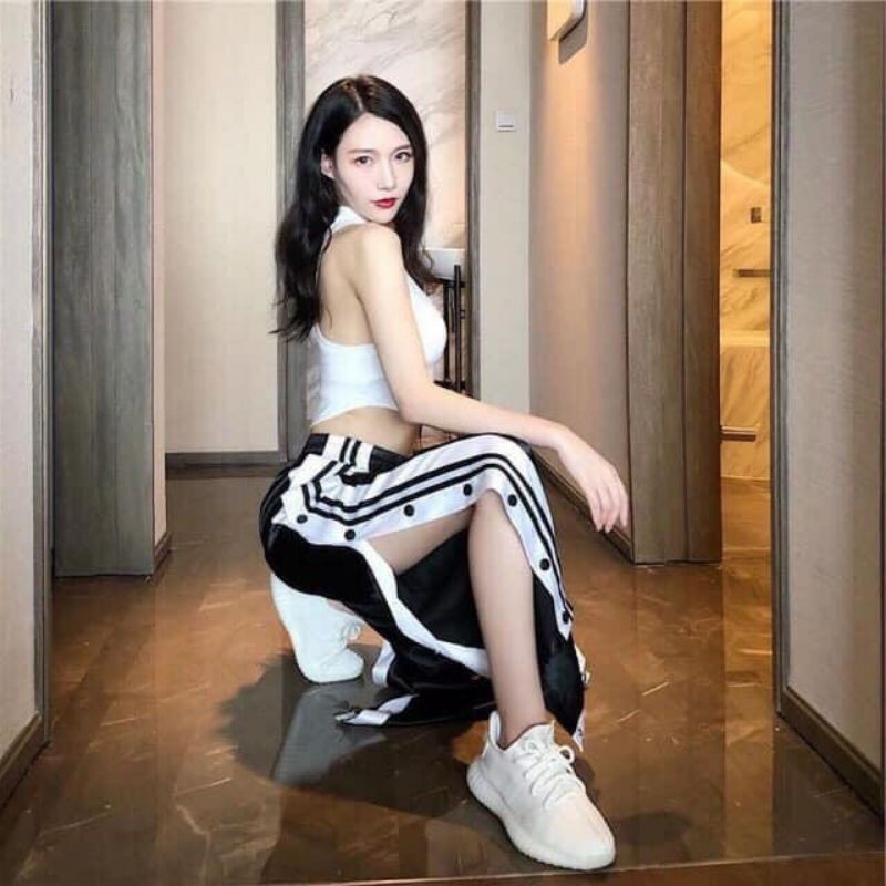 Quần Xẻ Cúc Bấm HSU