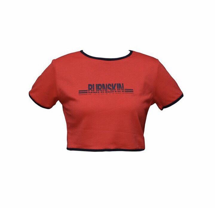 Áo croptop áo croptop nữ Burnskin mẫu mới cực cá tính