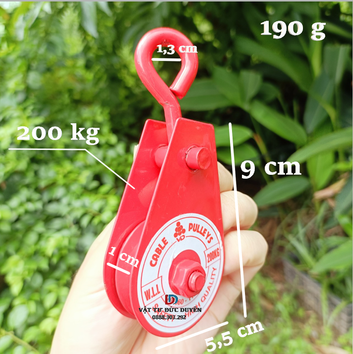 Ròng rọc thép treo Pully 300kg