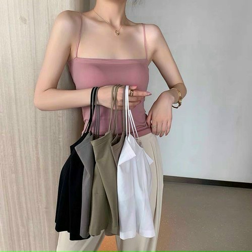 Áo Bra Nữ 2 Dây Mảnh Dáng Lửng Có Đệm Ngực Trend Mới 2066