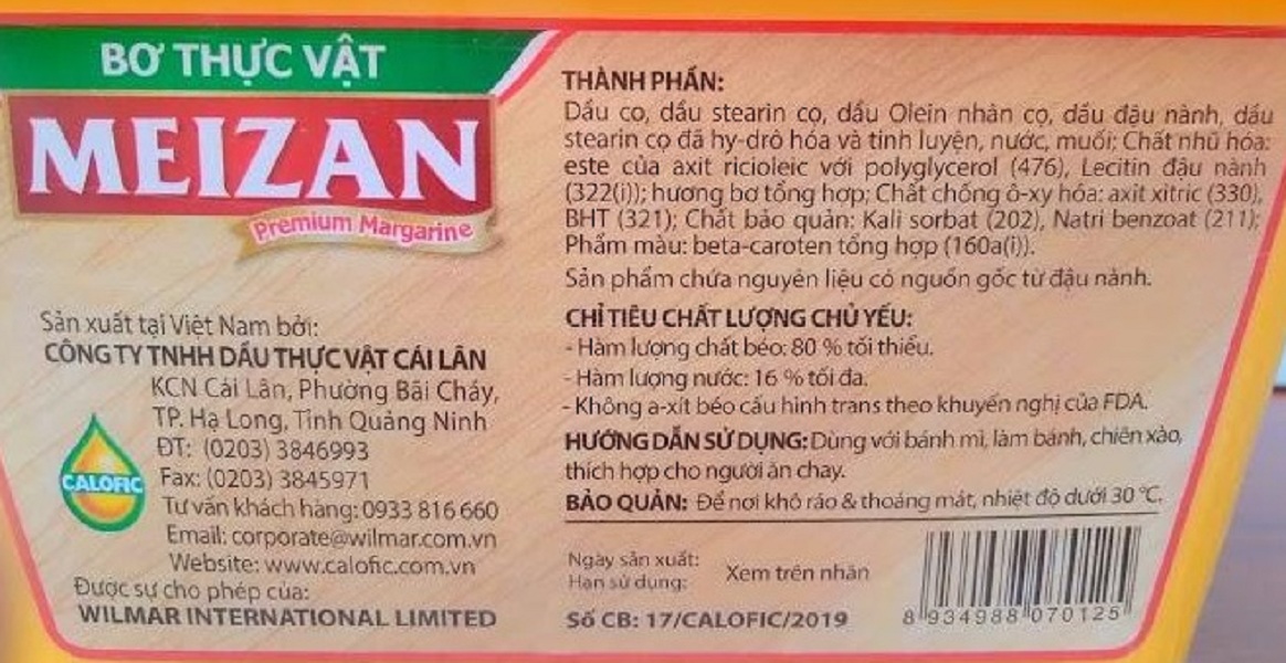[Hộp mini 80g] BƠ THỰC VẬT MEIZAN Premium Margarine (halal)