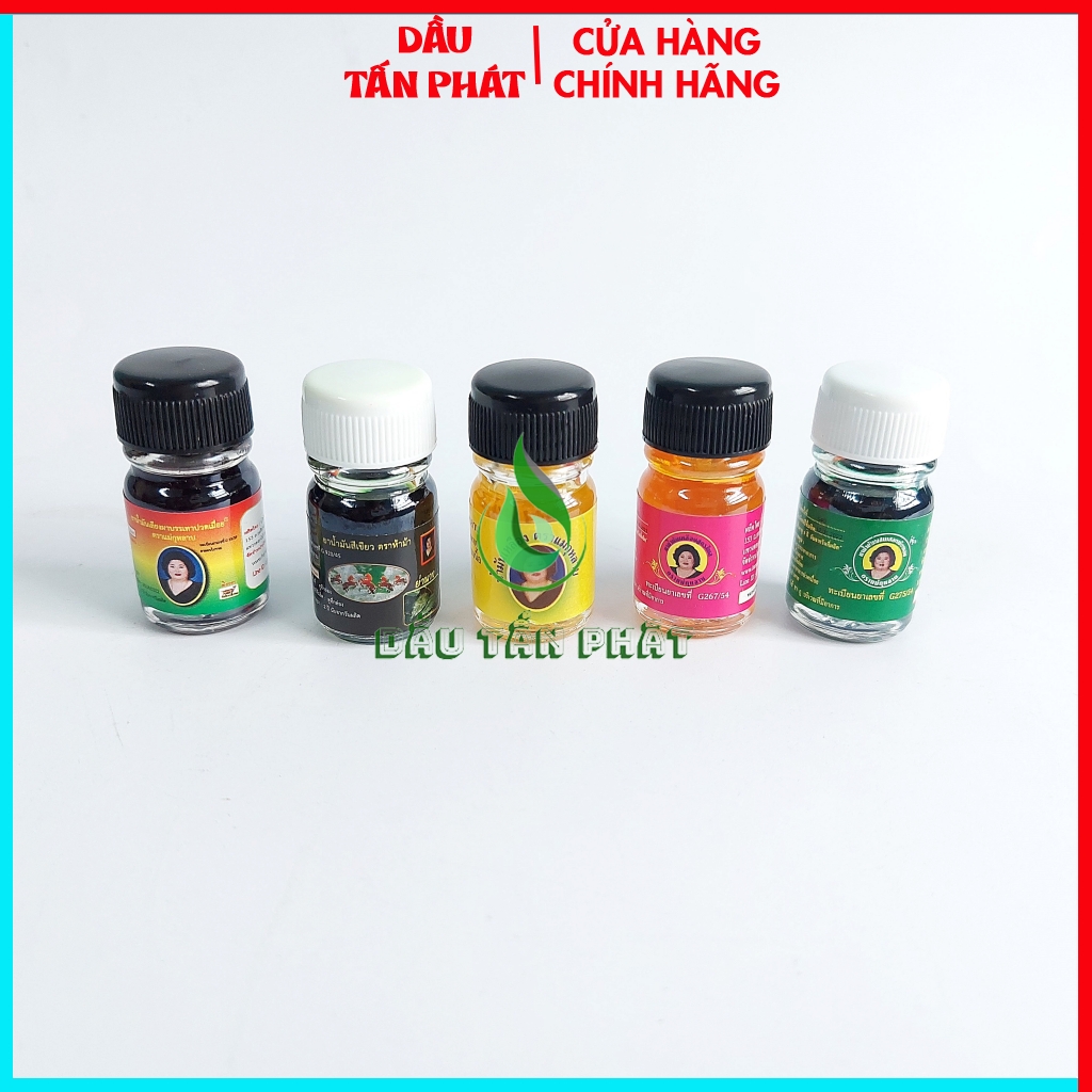 01 Chai Dầu Gió Hoa Hồng (Dầu Bà Mập) Dạng Mini Thái Lan 5ml
