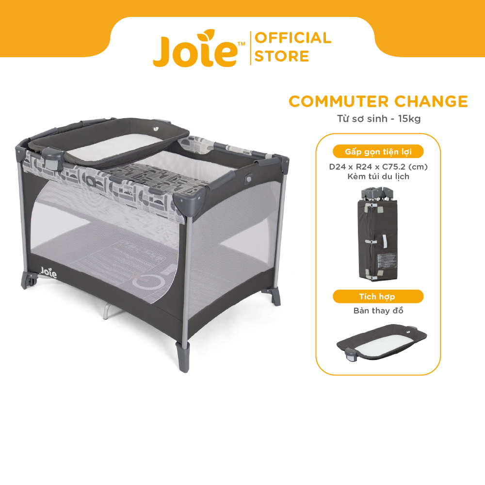 Giường cũi trẻ em Joie Commuter Change