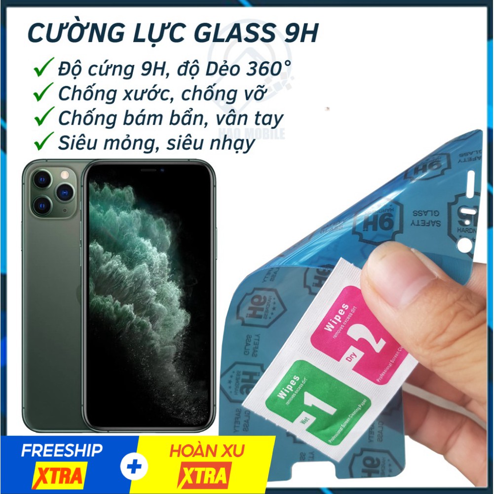 Dán cường lực dẻo nano cho iPhone 11 Pro, iPhone 11 Pro Max