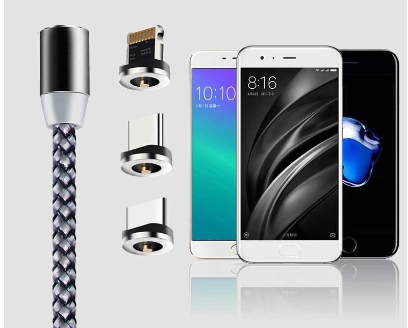 [HCM]Đầu cáp sạc nam châm rời chọn 1 loại Android Type C Iphone