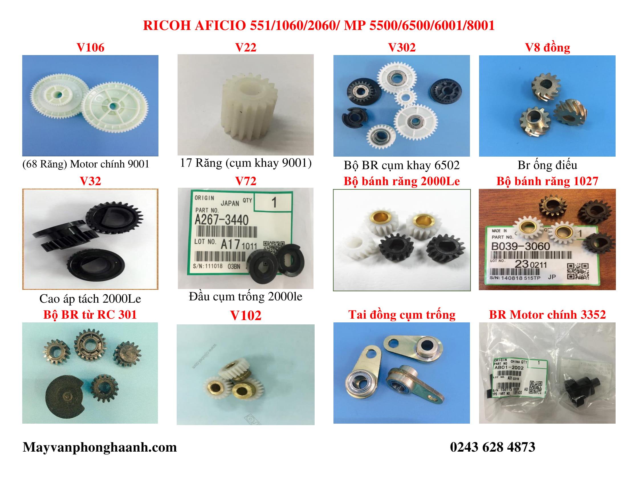 Sensor giấy lau máy photocopy Ricoh ( Sensor giấy dầu Ricoh )