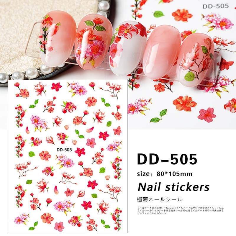(Hàng mới về) Stick dán móng dễ thương dùng để trang trí Nail