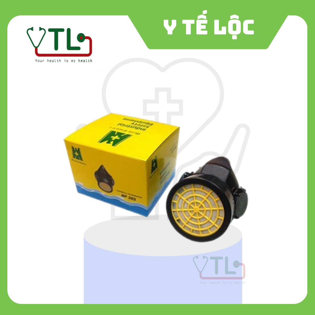Mặt nạ phòng độc Bảo Bình 1 phin (Đen)