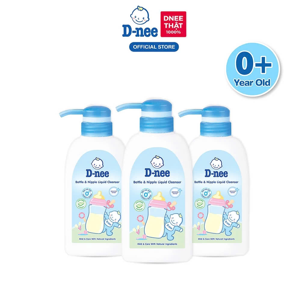 Combo 3 Chai Nước rửa bình sữa D-nee 500 ML