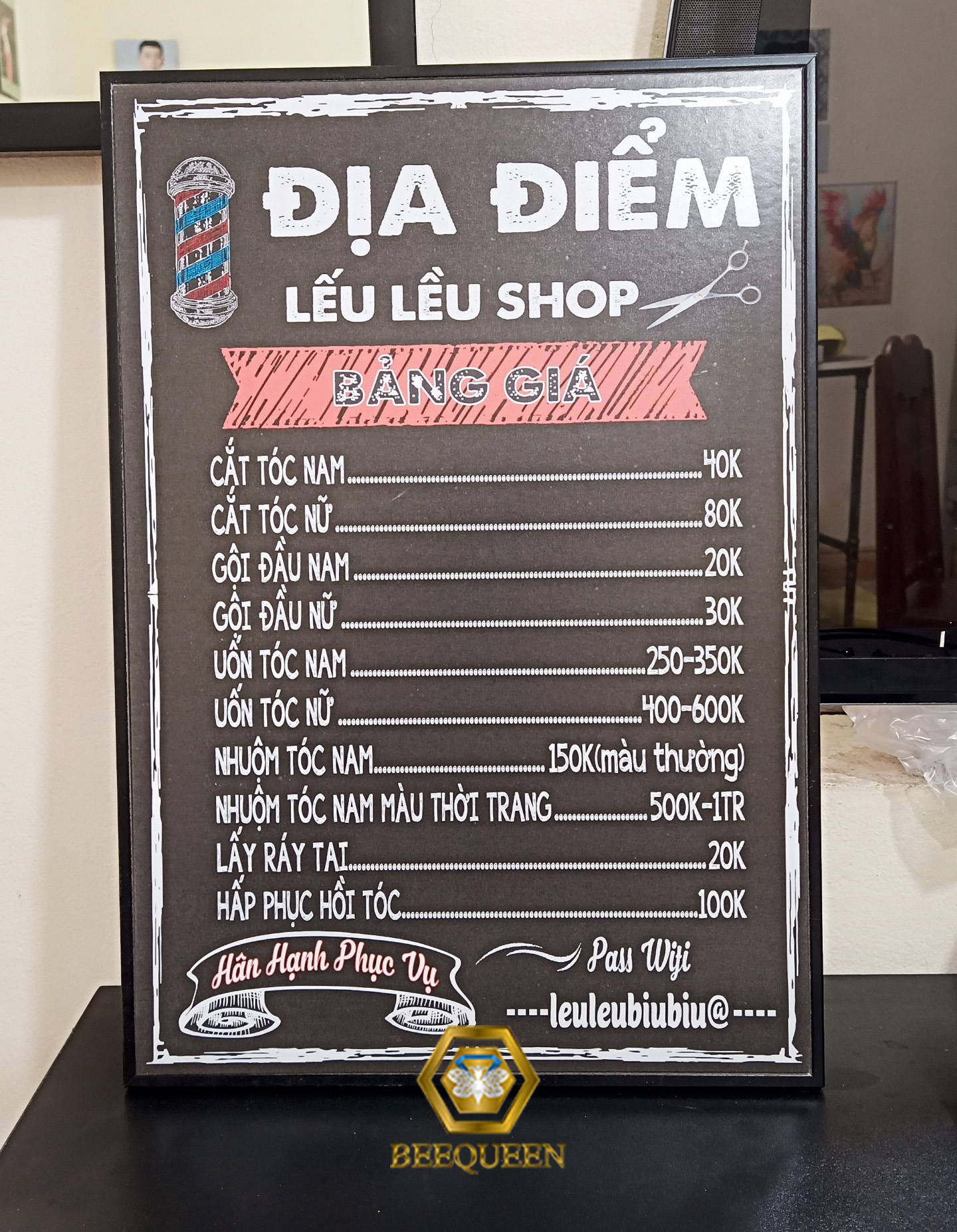 Top Trend 20 Mẫu Menu BarberShop Tha Hồ Lựa  Menu Quán Tóc  Salon Tóc   Thay Đổi Thông Tin Theo Yêu Cầu  Shopee Việt Nam