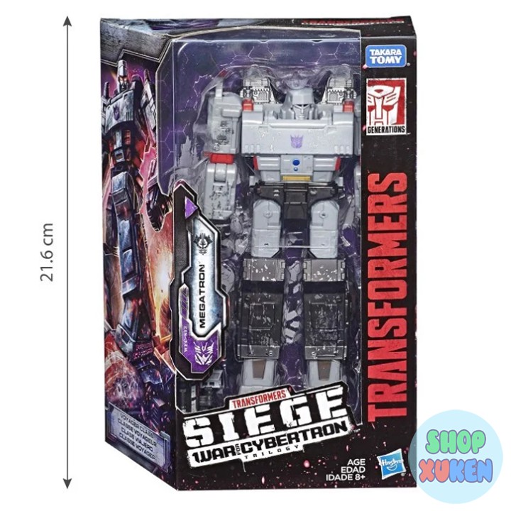Robot biến hình Transformers MEGATRON SIEGE War for Cybertron - Wfc-S12 Mô Hình Megatron