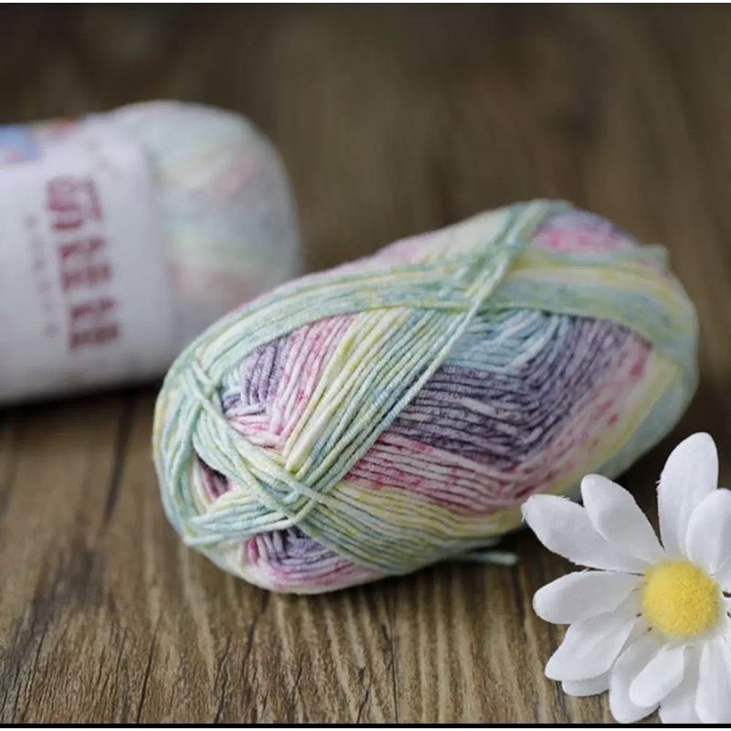 Len Baby Yarn màu loang - Cuộn 40gr