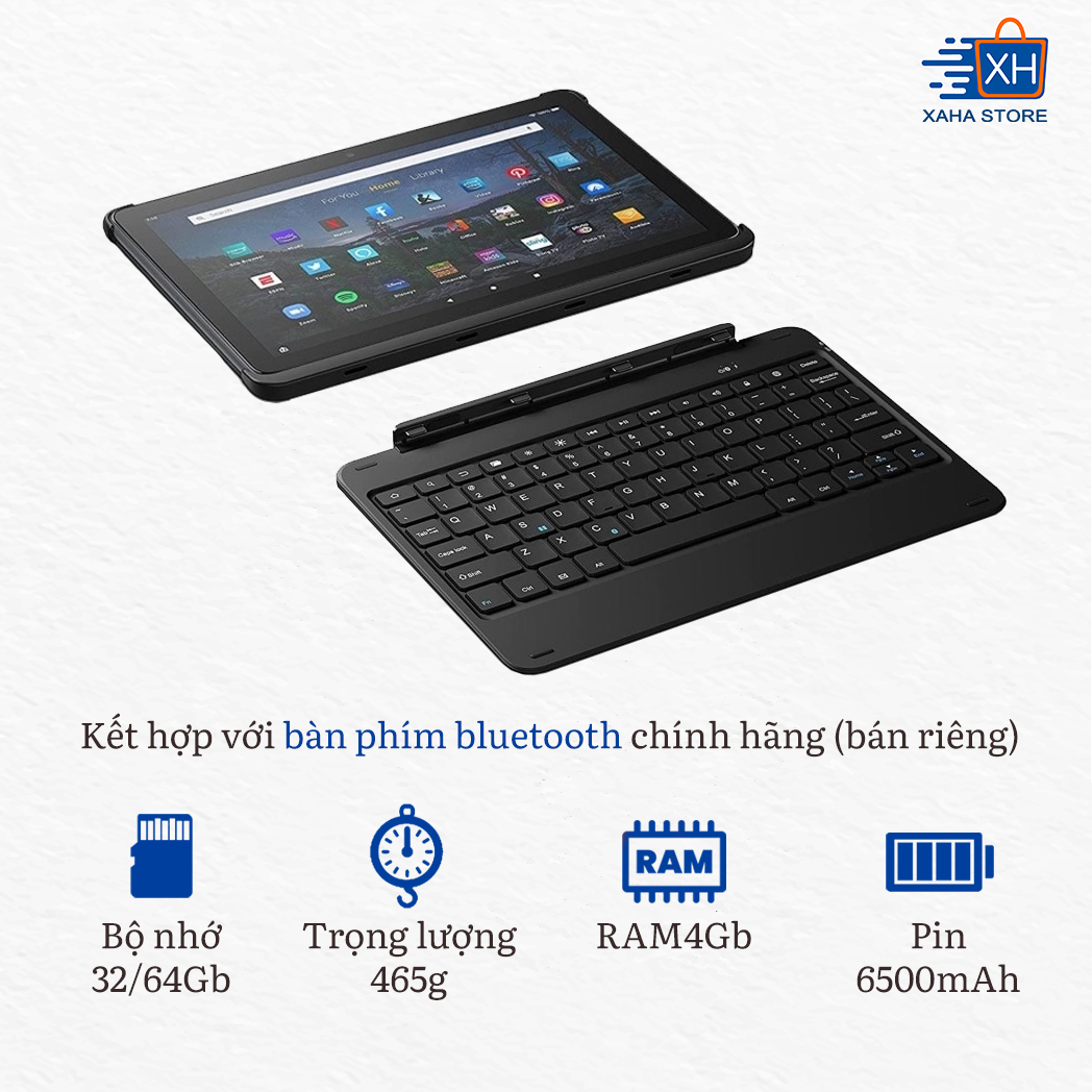 [Hoàn Tiền MAX] Máy tính bảng Fire HD 10 Plus RAM 4GB 2021 màu Slate