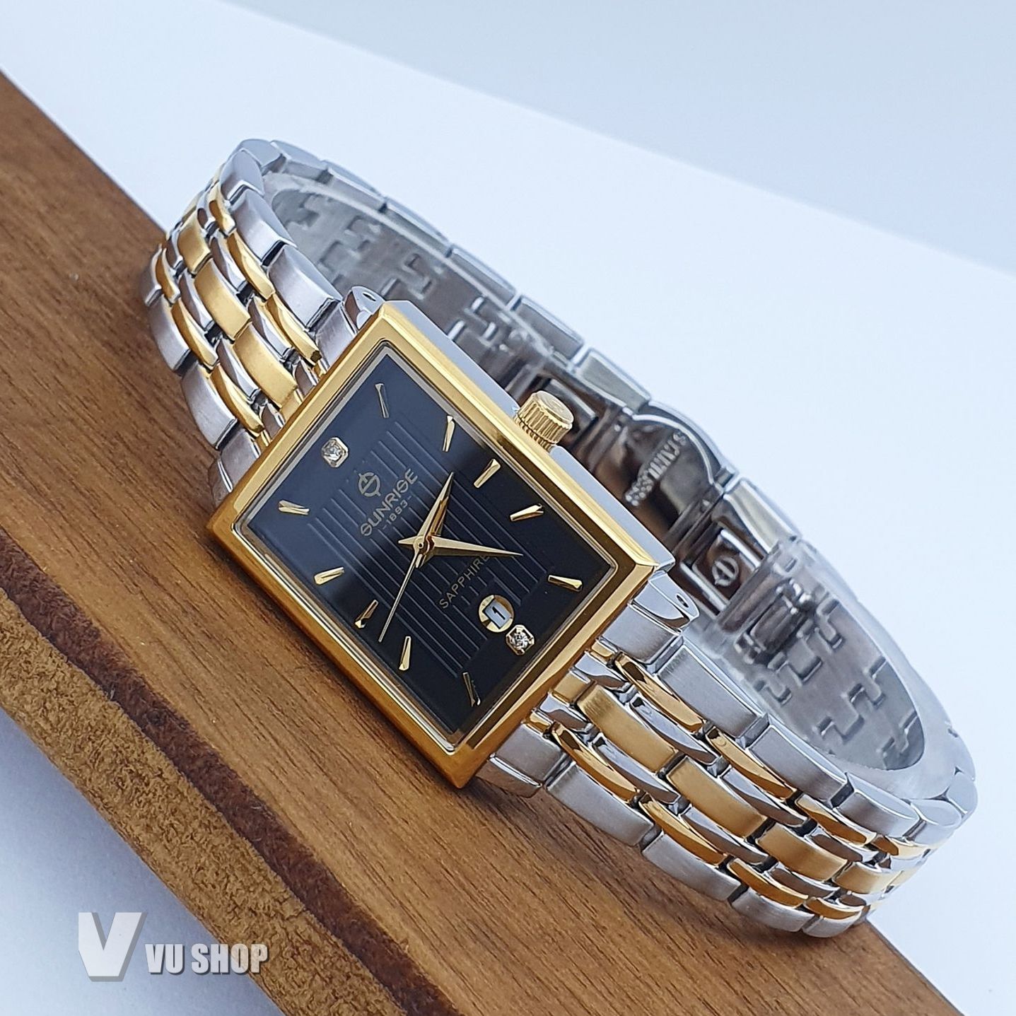 Đồng hồ nữ Sunrise 2190SA Kính Sapphire Chính hãng