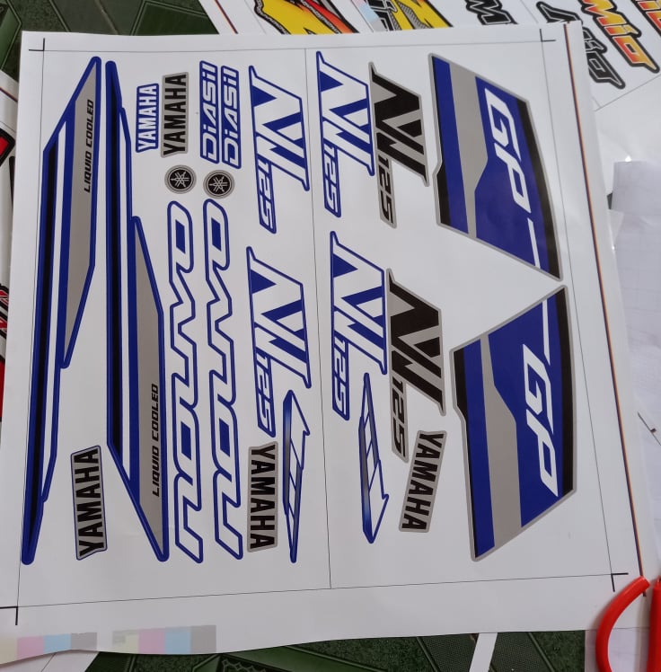 Tem rời crom nouvo 6 gp xanh bạc