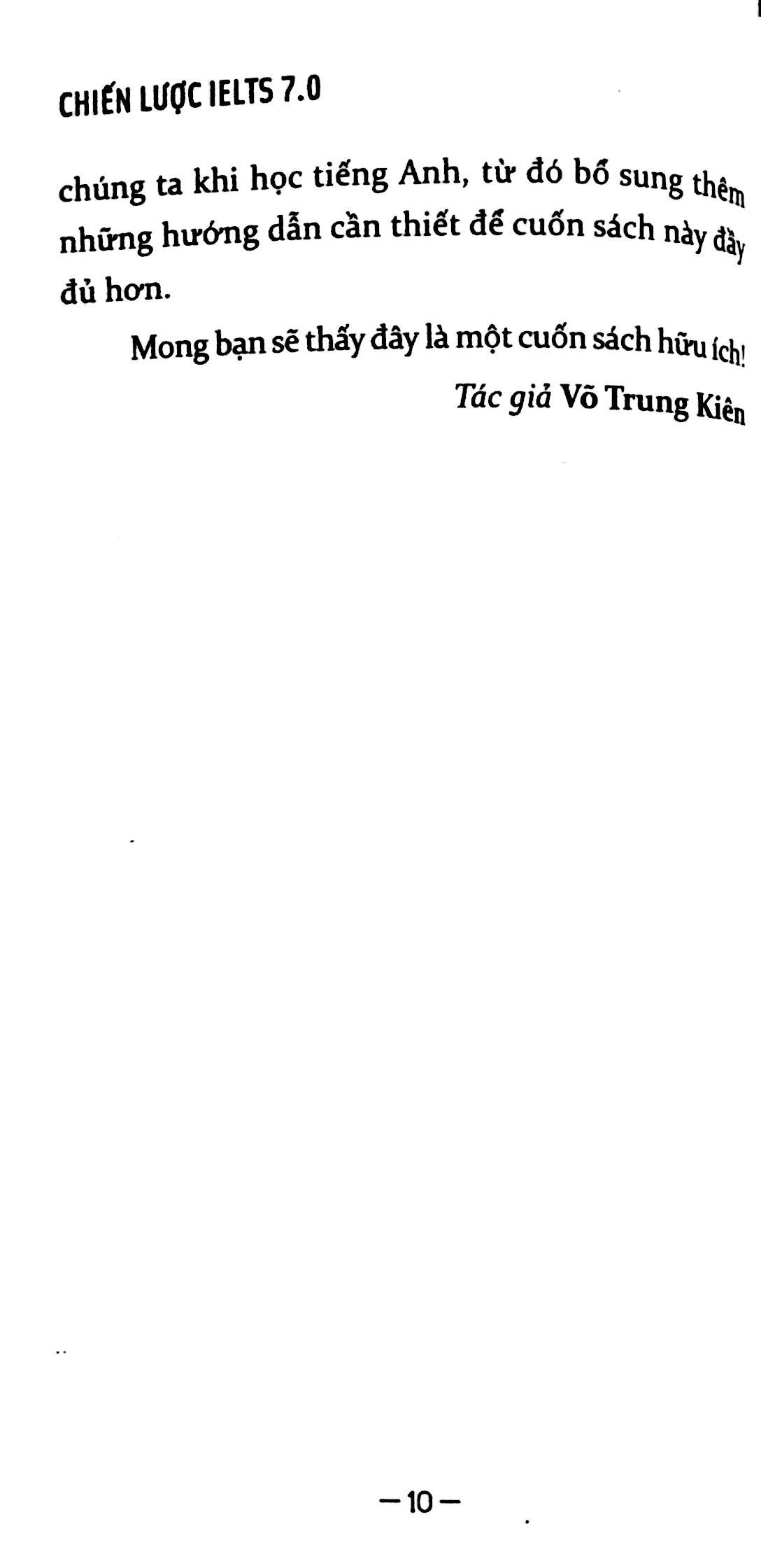 Sách - Chiến lược IELTS 7.0