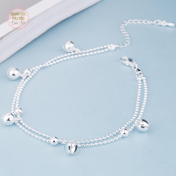 [HCM]Lắc chân dây đôi lục lạc LC33