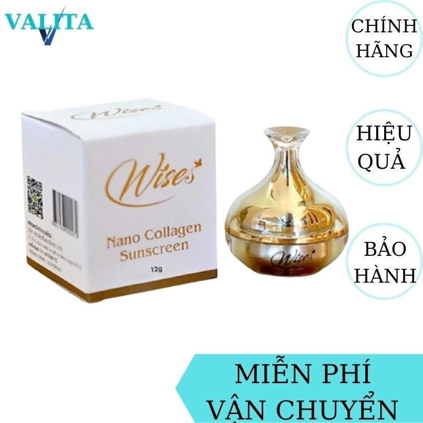Kem Chống Nắng Che Khuyết Điểm Wise Thái Lan VALITA vừa dưỡng da vừa giúp