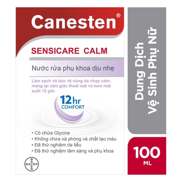 ✅ CANESTEN dung dịch vệ sinh phụ nữ dịu nhẹ