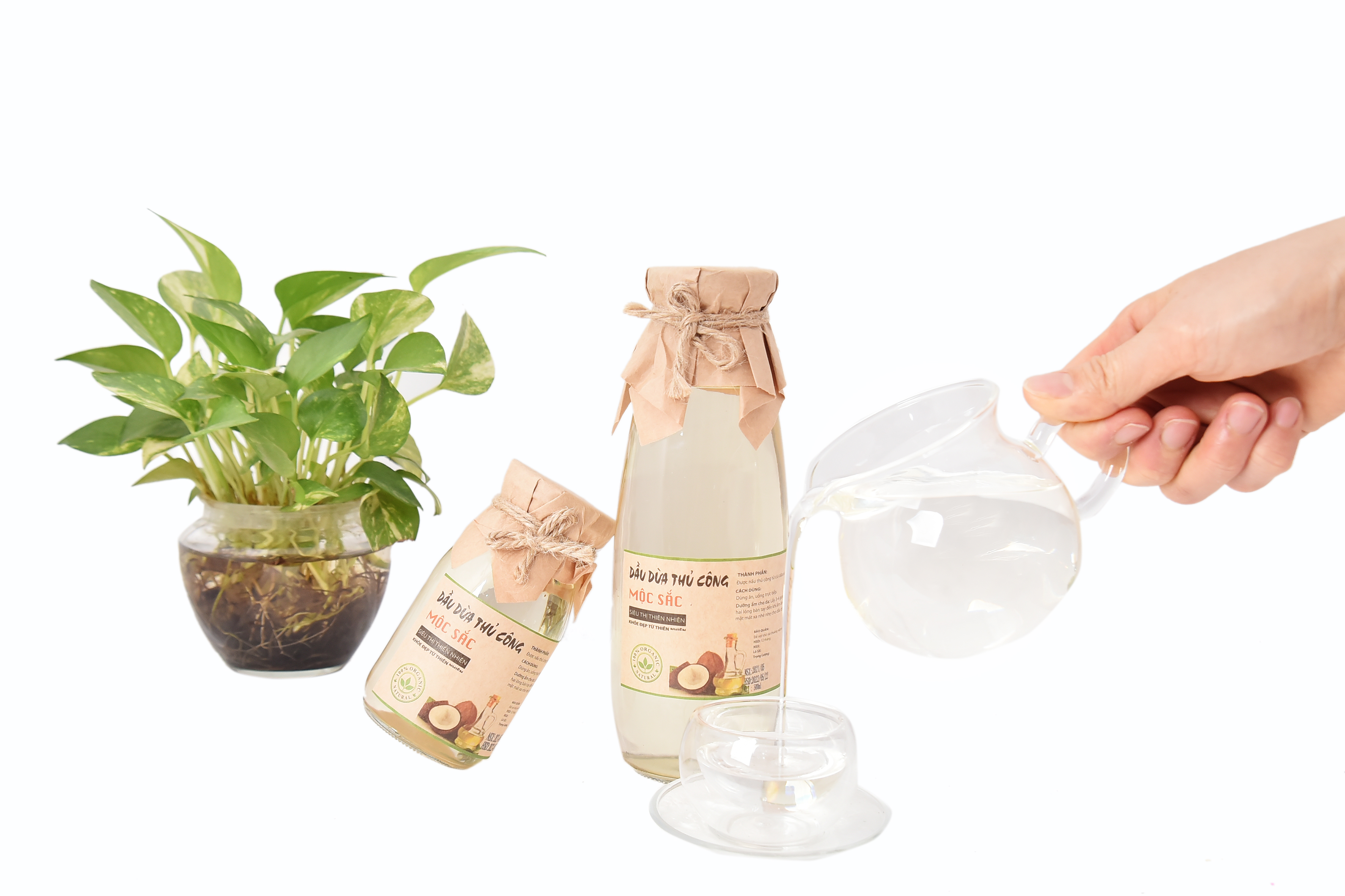 Dầu dừa thủ công Mộc Sắc cao cấp 500ml