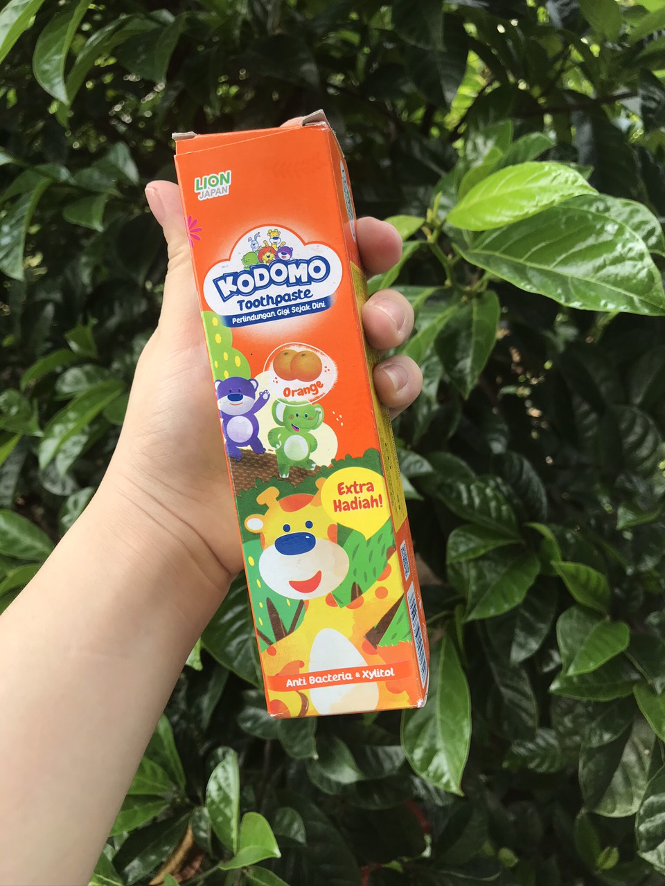 Kem đánh răng Kodomo Nuốt được cho bé