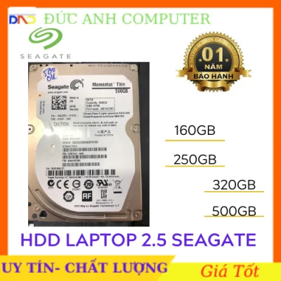 Ổ cứng laptop 2.5inch Hiệu SEAGATE 160gb 250gb 320gb 500gb chuẩn Sata- Bảo Hành 12 Tháng- 1 đổi 1