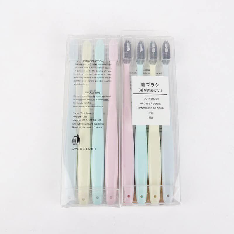 Set 4 Bàn chải đánh răng lúa mạch