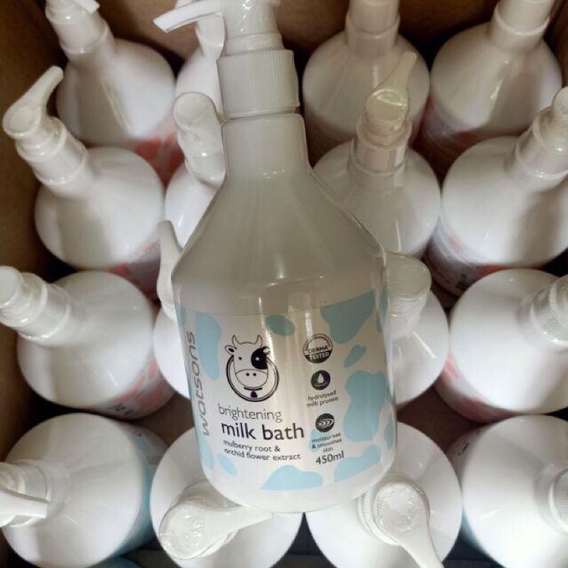 Sữa Tắm Bò WATSONS Milk Bath ThaiLan 450ml