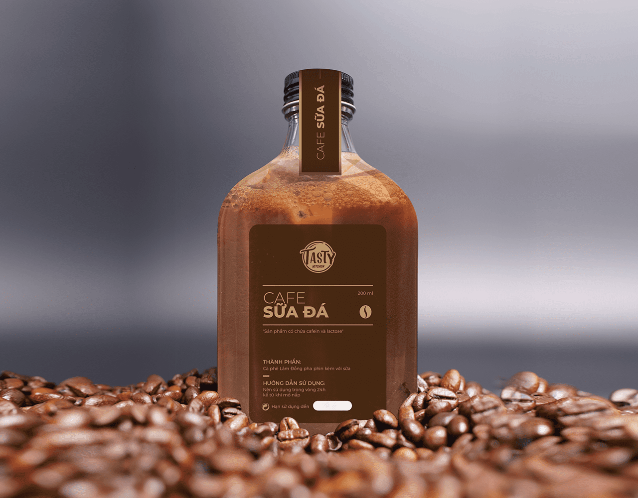 [ Chỉ giao HCM ] Cà phê sữa chai 200 ml