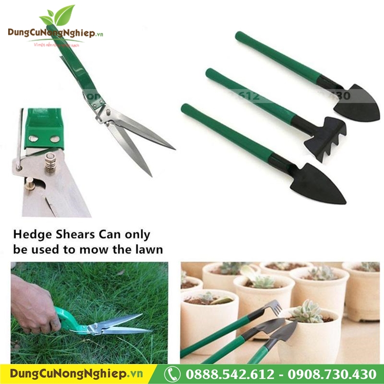 Hộp dụng cụ làm vườn lớn 10 món