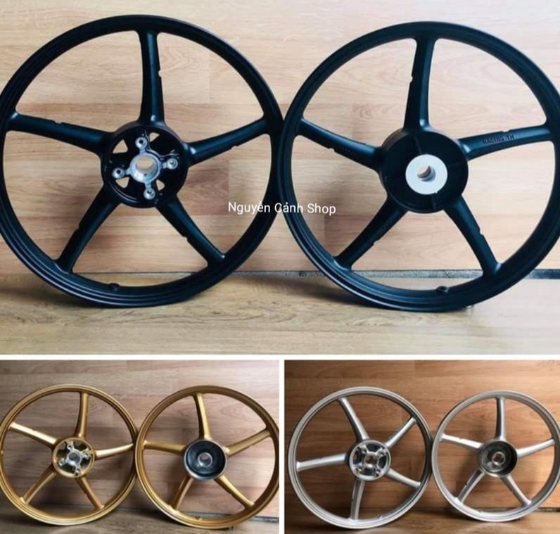 cặp mâm xe sirius 5 cây racing boy 1 đĩa