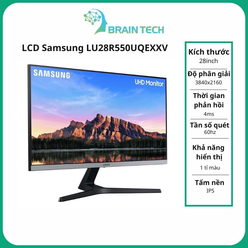 Màn Hình Máy Tính Giá Tốt LCD Samsung LU28R550UQEXXV 4K - IPS